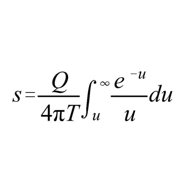 The Mathematics of Basic Pumping Well Hydraulics